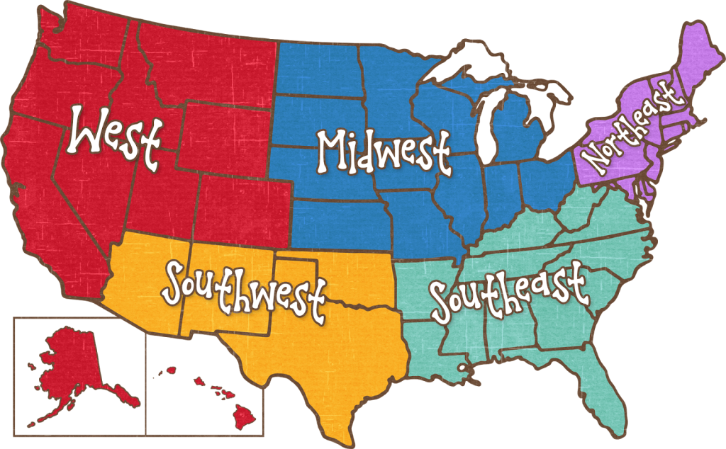 US Market Map