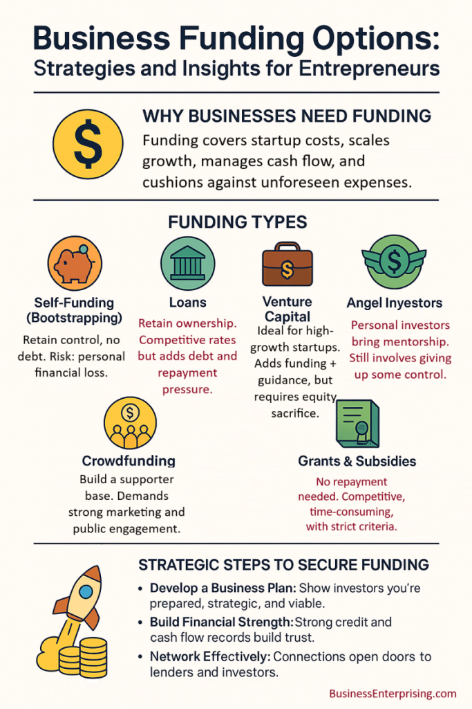 Business Funding Infographic