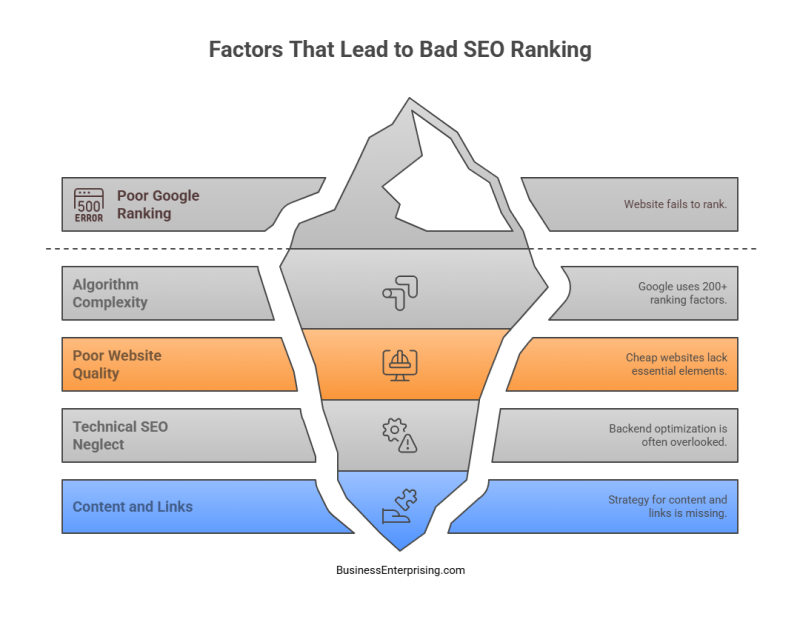 Factors That Lead to Bad SEO Ranking