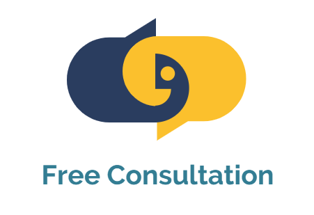 Free Consultation Interlocking Speech Bubbles