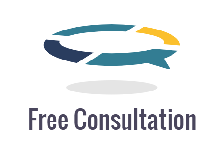 Free Consultation Speak Bubble Shadow