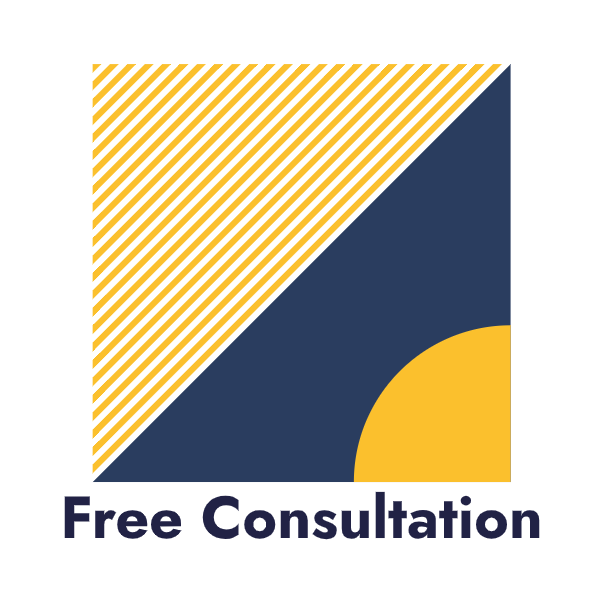 Free Consultation Striped Box