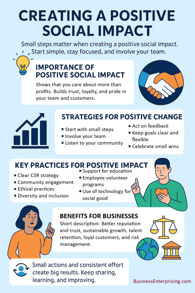 Social Impact Infographic
