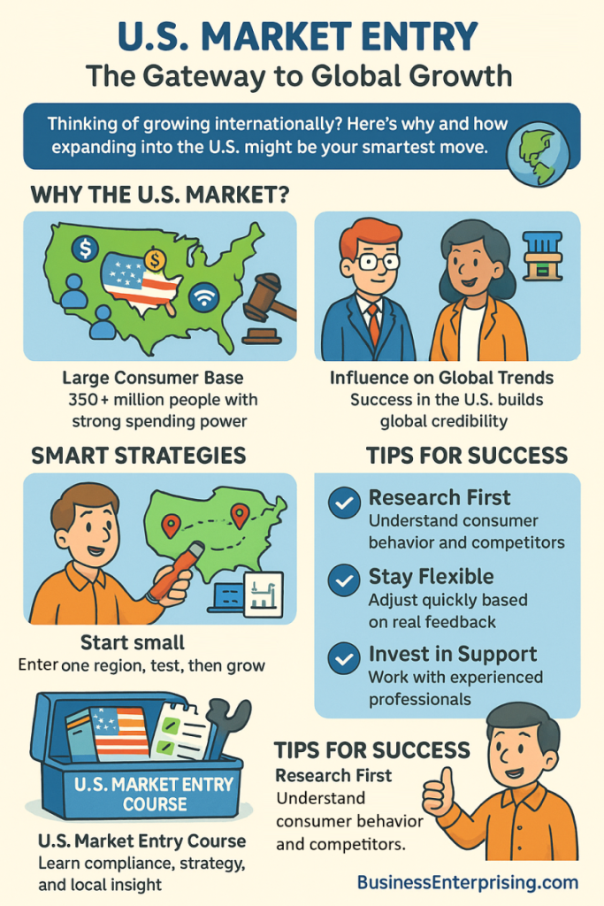 U.S. Market Entry Infographic