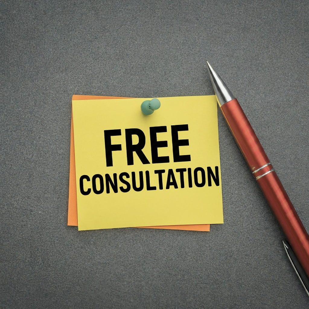 Free Consultation Post It