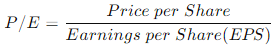 price to equity