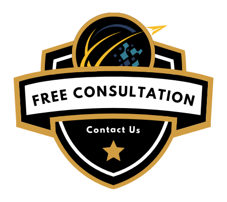 Free Consultation 3D Badge