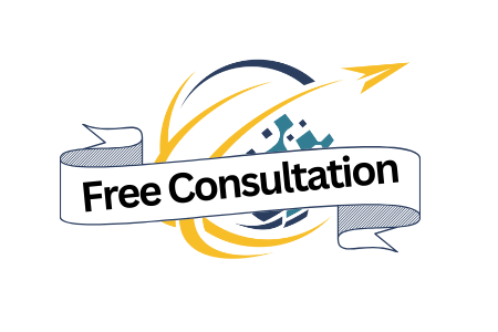 Free Consultation Logo Ribbon