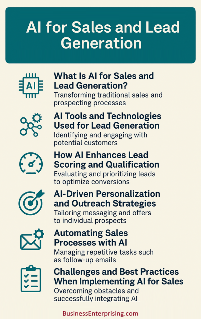 AI for Sales and Lead Gen