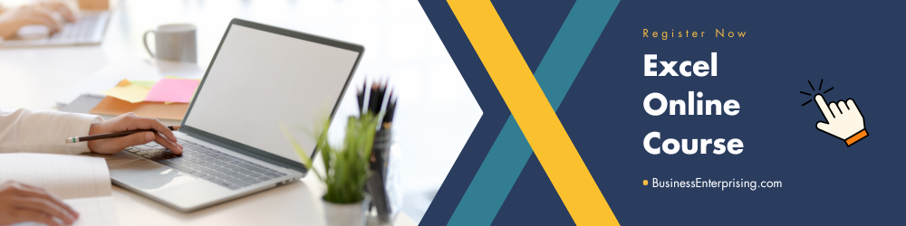 Excel Online Course Banner