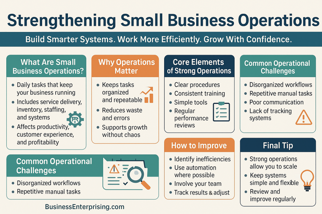 Strengthening Small Business Operations