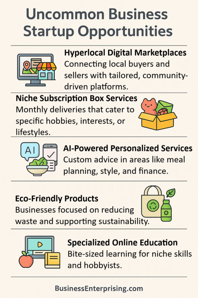 Uncommon Startup Opportunities