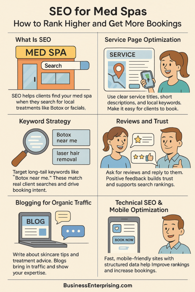 Med Spa SEO Infographic