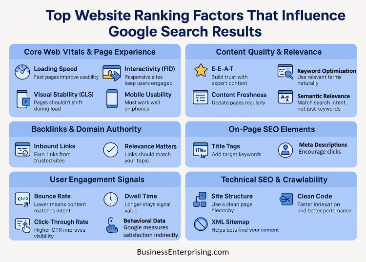 Top Ranking Factors