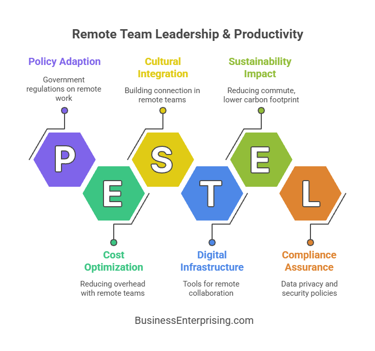 Remote Team Leadership Infographic