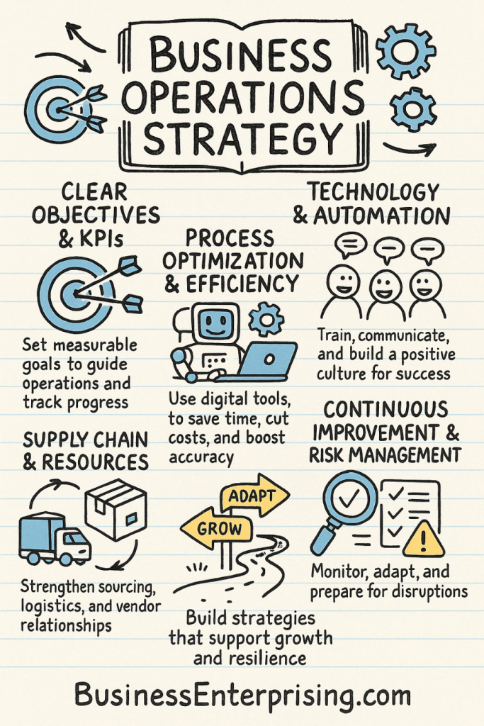 Business Operations Infographic