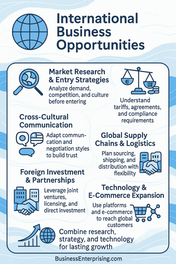 International Business Infographic