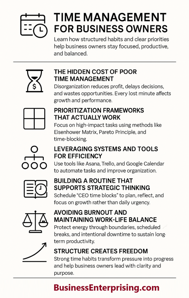 Time Management Infographic
