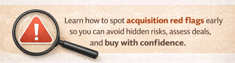 Acquisition Red Flag Footer