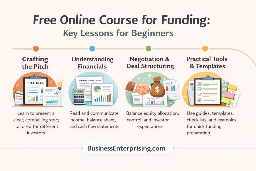 Funding Course Infographic