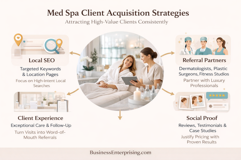 Med Spa Clients Infographic