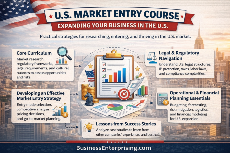 US Market Entry Infographic