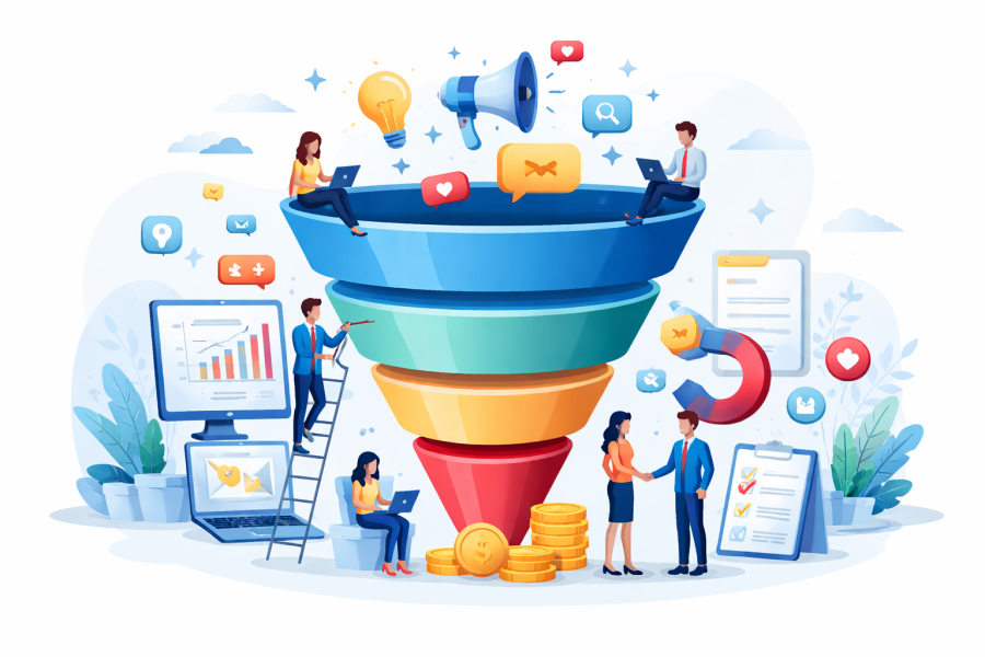 How to Build a Marketing Funnel That Converts Visitors into Clients