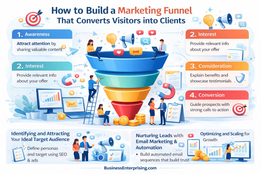 Marketing Funnel Infographic