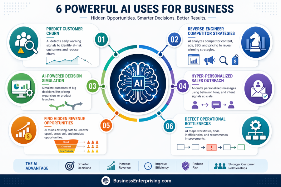 AI Uses Infographic