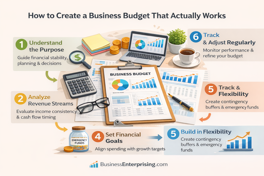 Business Budget Infographic