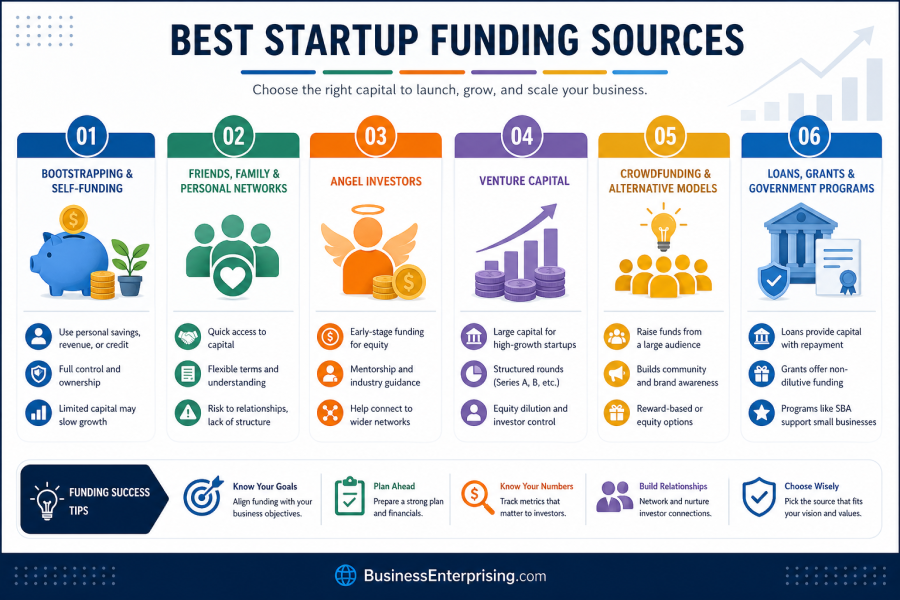 Funding Sources Infographic