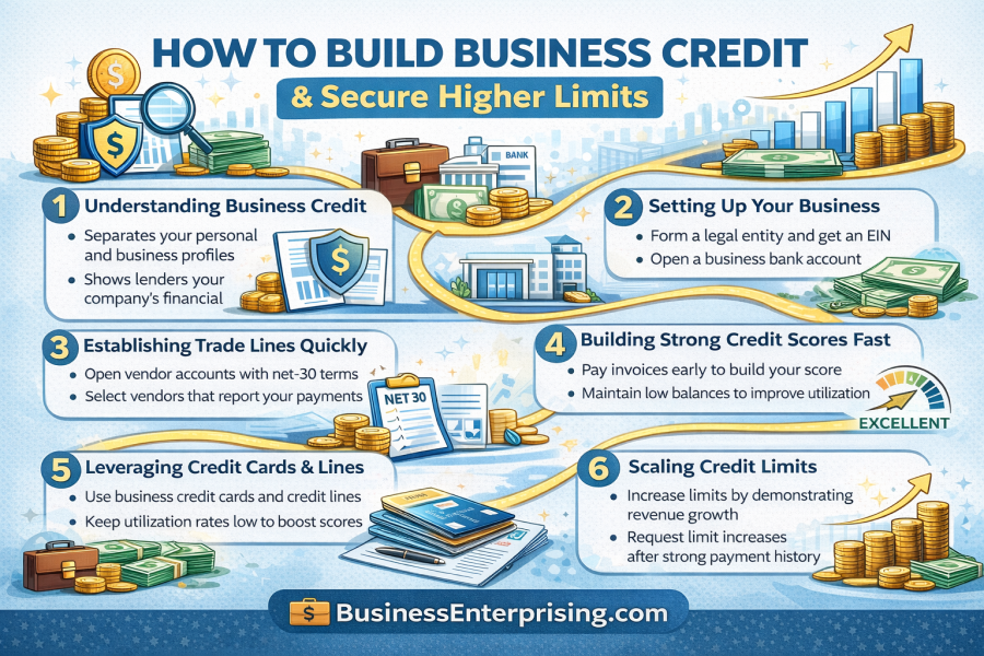 business credit infographic