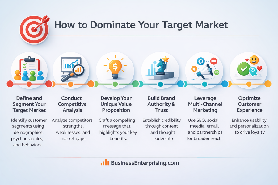 target market infographic